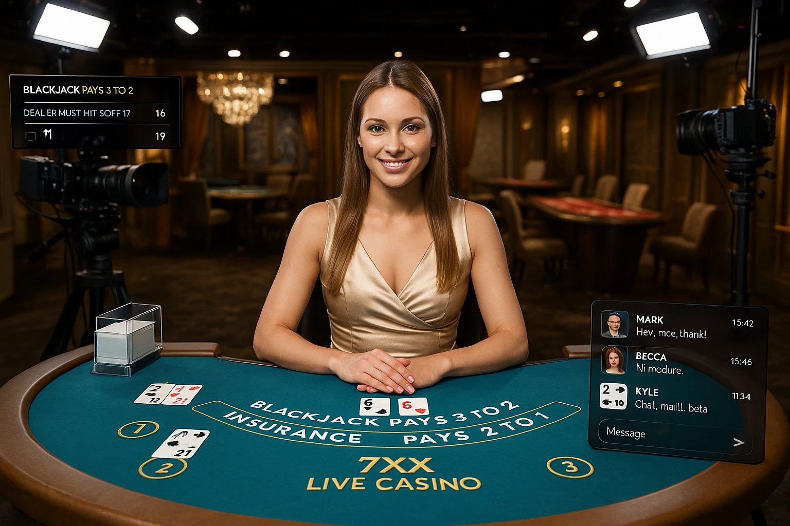 O 7XX Live Casino lança promoções regularmente