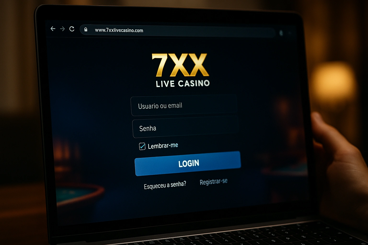 Não Perca tempo, o rRgistro na site 7XX