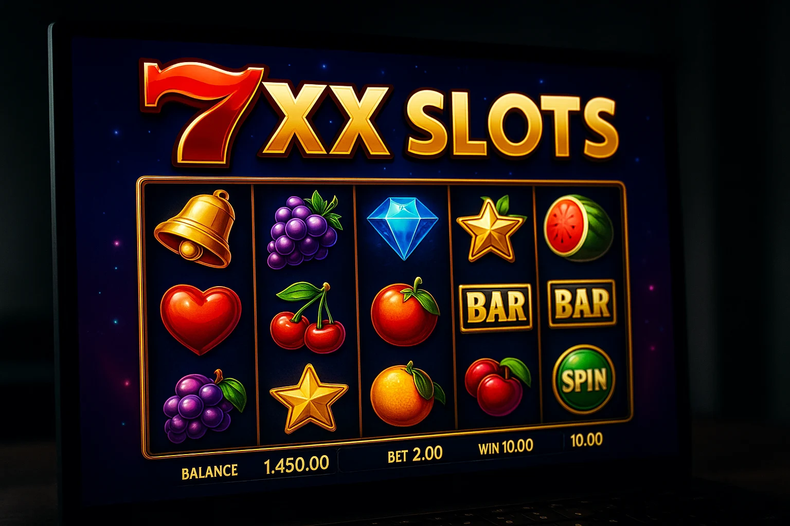 Explore o mundo das slot machines no 7XX Casino